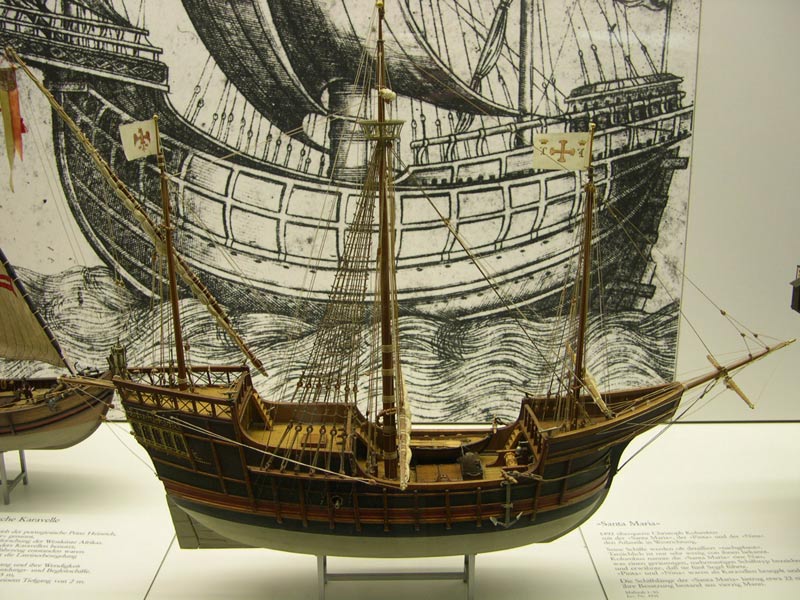 Segelschiffs-Modelle im Deutschen Museum