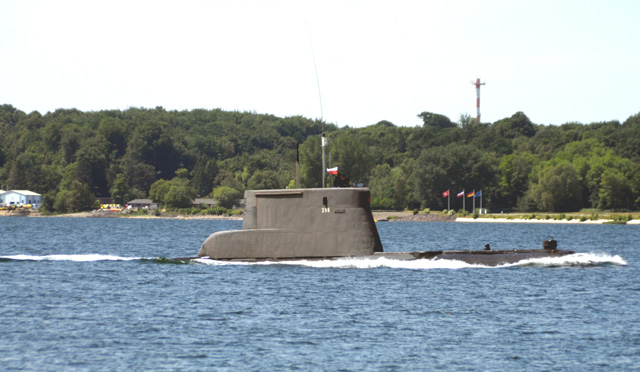 Polnisches U-Boot Bielik in Kiel