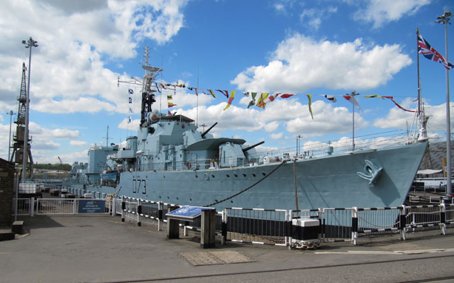 Zerstörer HMS Cavalier in Chatham