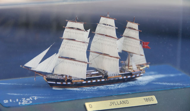 Fregatte Jylland auf Schiffsmodellbautagen im Hafenmuseum, Hamburg