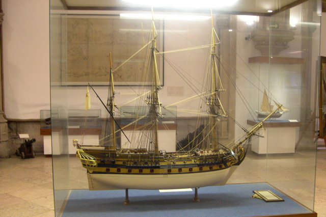 Museu de Marinha: 44-Kanonenschiff Príncipe da Beira (1774)