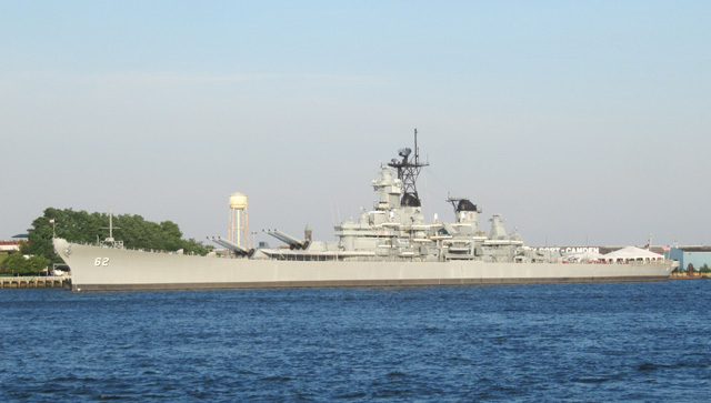 Schlachtschiff USS New Jersey im Camden