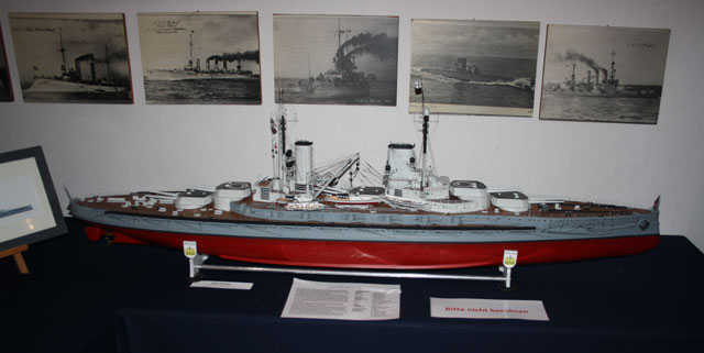 SMS König in der Skagerrak-Gedenkausstellung in Ingolstadt