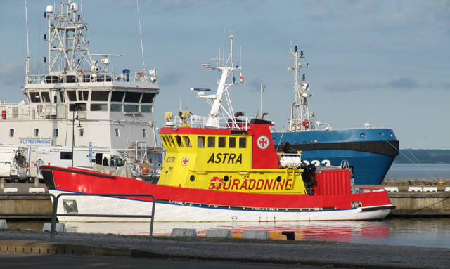 Schwedischer Seenotrettungskreuzer Astra in Kalmar