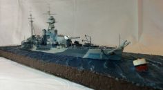 Britischer Monitor HMS Roberts (1/350)