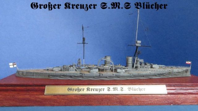 Panzerkreuzer SMS Blücher (1/700, Kombrig)