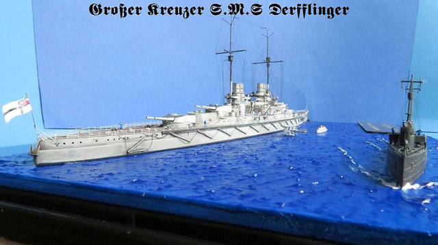 Deutscher Schlachtkreuzer Derfflinger (1/700)