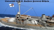 Schlachtschiff SMS Kurfürst Friedrich Wilhelm (1/700)