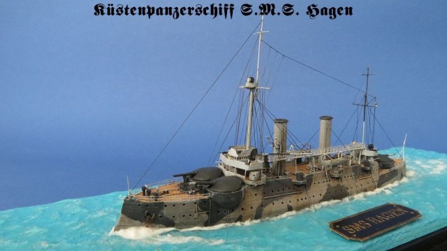 Küstenpanzerschiff SMS Hagen (1/700)