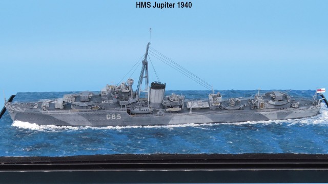 Zerstörer HMS Jupiter (1/700)