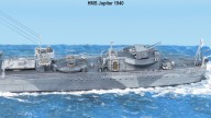 Zerstörer HMS Jupiter (1/700)