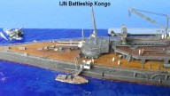 Japanisches Schlachtschiff Kongo (1/700)