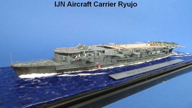 Japanischer Flugzeugträger Ryujo (1/700)