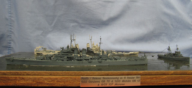 Schwere Kreuzer USS Wichita und Canberra, Bergungsschlepper USS Munsee (1/700)