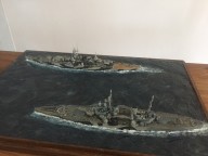 Schlachtschiffe HMS King George V und Italia (1/700)