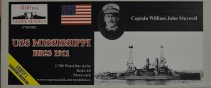 Deckelbild Bausatz der USS Mississippi von Samek
