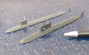 Jagd-U-Boote Changzhen 7 und USS New Hampshire (1/700)
