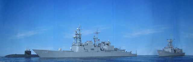 USS Fletcher mit Honolulu und Reuben James