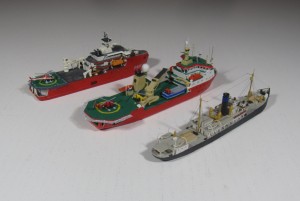 Eisbrecher Georgi Sedow und Polarforschungsschiffe RRS Ernest Shackleton und L'Astrolabe (1/700)