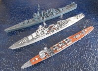 Japanischer Leichter Kreuzer Kiso, Georges Leygues und USS Helena (1/700)