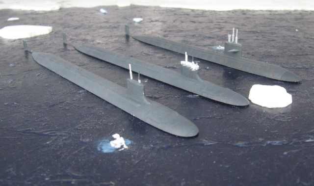 Jagd-U-Boote USS New Hampshire, USS North Dakota und USS Honolulu (1/700)