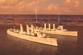 SMS Nürnberg und SMS Emden