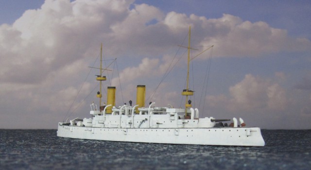 Geschützter Kreuzer USS Olympia (1/700)