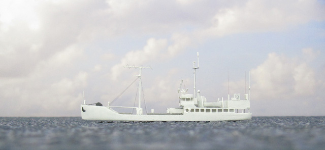 Bahnverfolgungsschiff USNS Range Recoverer (1/700)