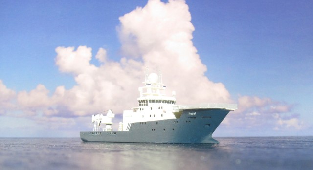 Forschungsschiff RV Petrel (1/700)
