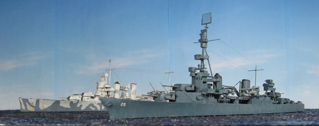 USS Salt Lake City und Vincennes