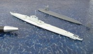 Kreuzer-U-Boot USS Nautilus und Jagd-U-Boot USS Queenfish (1/700)