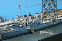 Clemson-Klasse Zerstörer im Hafen 1/400 von Max Hecker