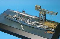 Clemson-Klasse Zerstörer im Hafen 1/400 von Max Hecker