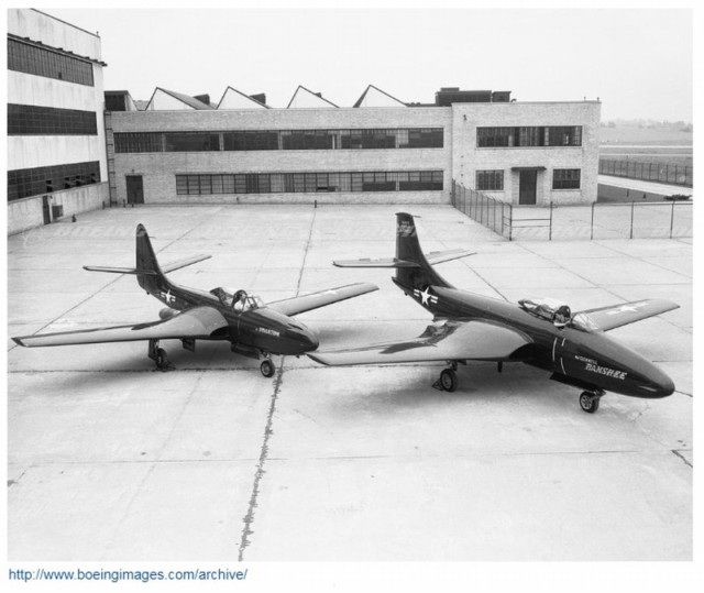 McDonnell FH-1 Phantom und F3H-2N Banshee