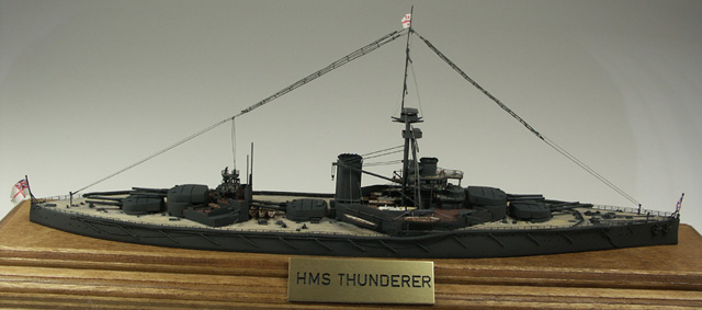 Britisches Schlachtschiff HMS Thunderer (1/700) von Norbert Thiel