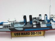Zerstörer USS Ward: Zwischen dem mittleren Aufbau und dem vorderen Torpedosatz befanden sich 1918 noch keine Davits mit einem Whaler