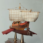 Bireme, ein römisches Kriegsschiff 1/265 von Peter Plattner