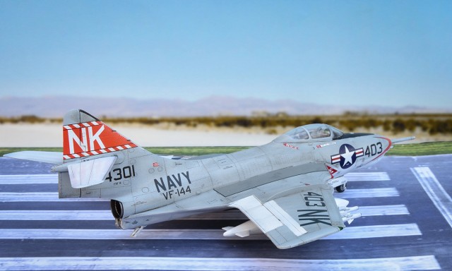 Jagdflugzeug Grumman F9F-8B Cougar (1/48)