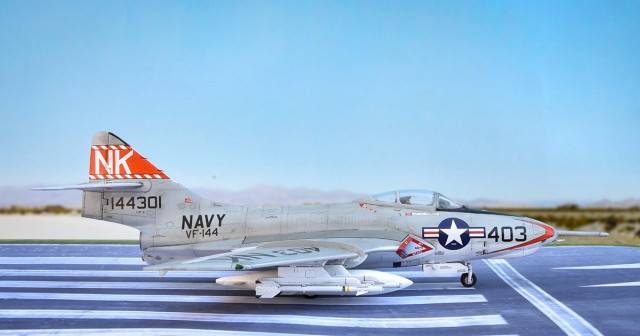 Jagdflugzeug Grumman F9F-8B Cougar (1/48)