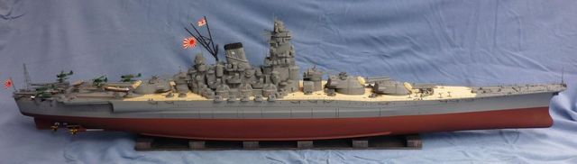 Schlachtschiff HJMS Yamato (1945) in 1/350 von Steffen Franke