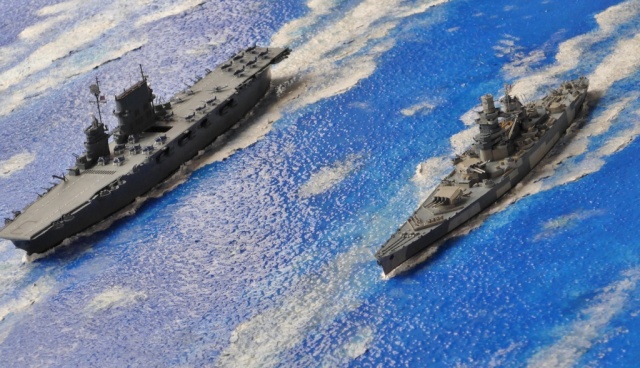 USS Saratoga und Richelieu (1/700)