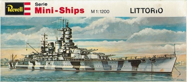 Deckelbild Schlachtschiff Littorio von Revell