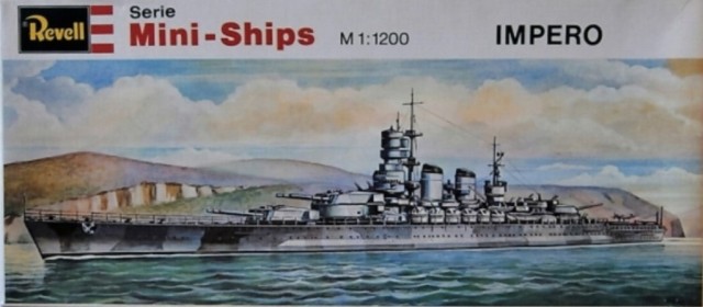 Deckelbild Schlachtschiff Impero von Revell