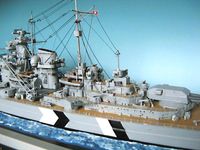 Schlachtschiff Bismarck 1/350 von Willy Menzel
