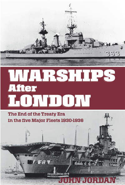 Warships after London: Titelseite