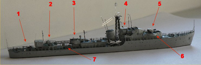 Typ 16 ASW Fregatte 1/700