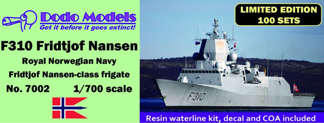 Deckelbild Fregatte Nansen (1/700)
