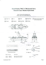 Tragflügelboote der Shimrit-Klasse Anleitung