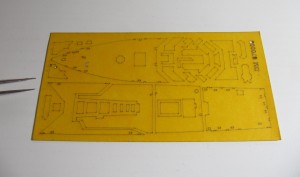 Lenkwaffenzerstörer USS Jack H. Lucas Schablonen