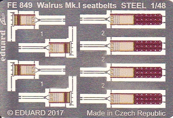 Walrus Mk.I seatbelts